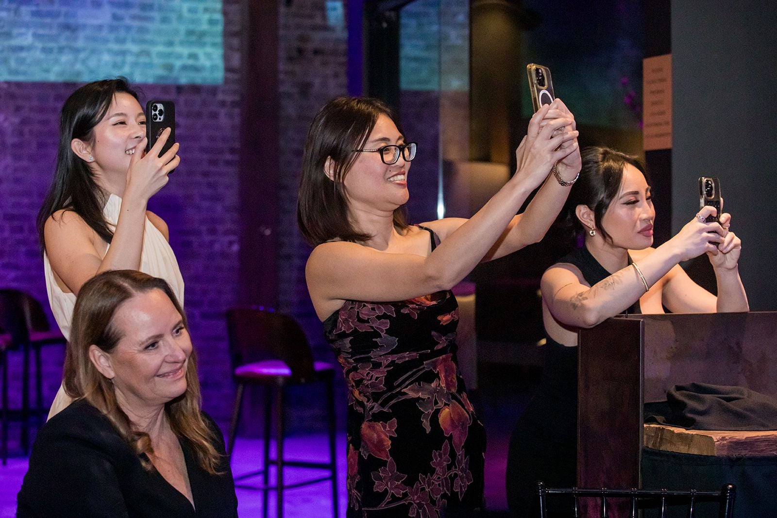 2025 Sydney Young Entrepreneur Awards Gala dinner Winners accepting trophies on stage at the 2025 Sydney Young Entrepreneur Awards